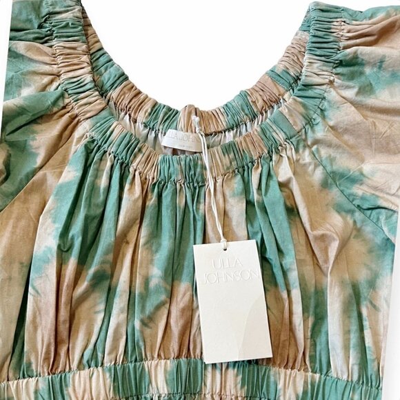 ULLA JOHNSON  Nanette Midi Dress Calcite, Size 10,‎ NWT - Picture 11 of 16